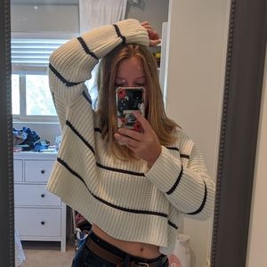Moon and Madison cropped sweater
